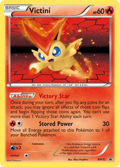 BW Black Star Promos Victini Pokémon card